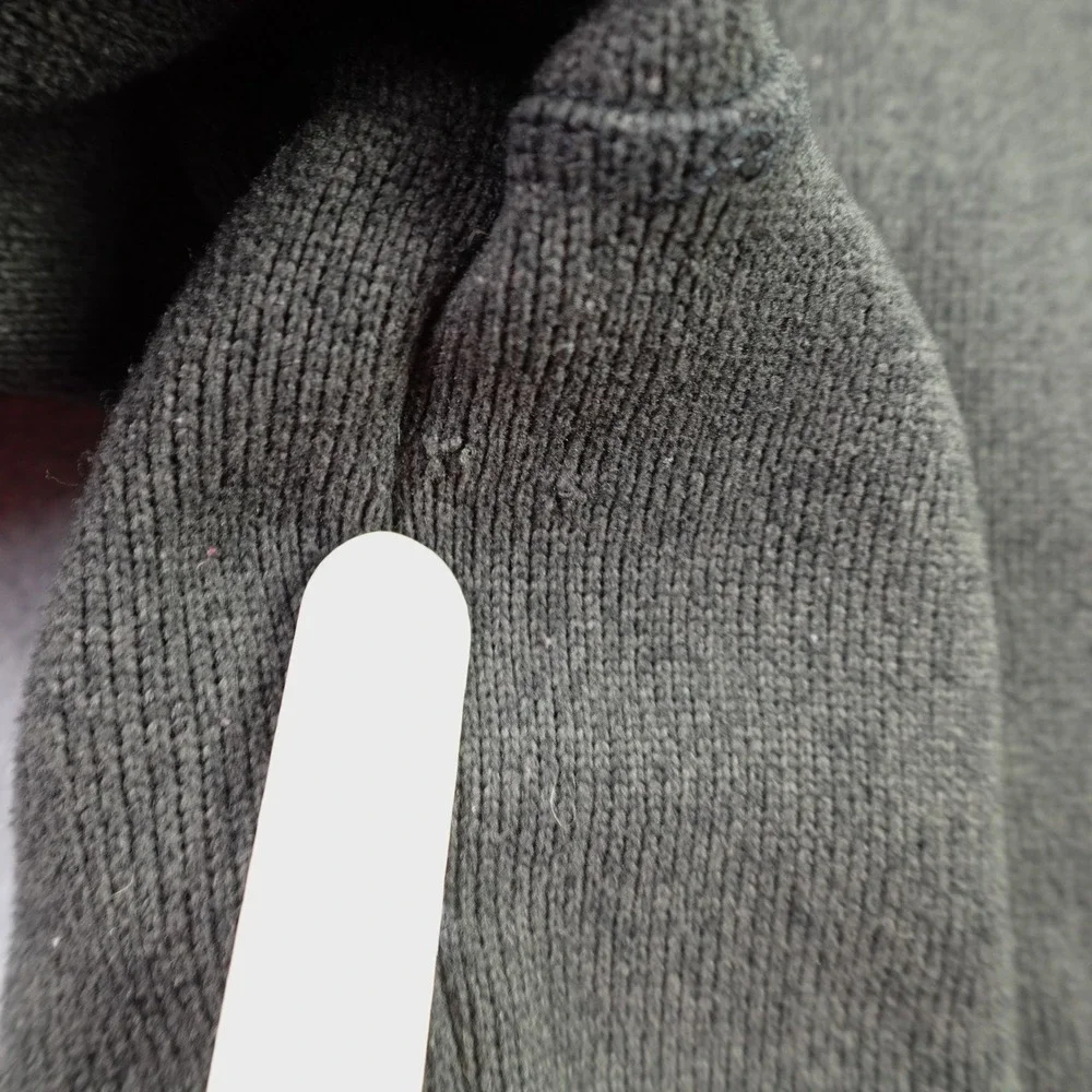 The North Face Sweater Mens Medium Gray Gordon Lyons Outdoor Henley Hoodie